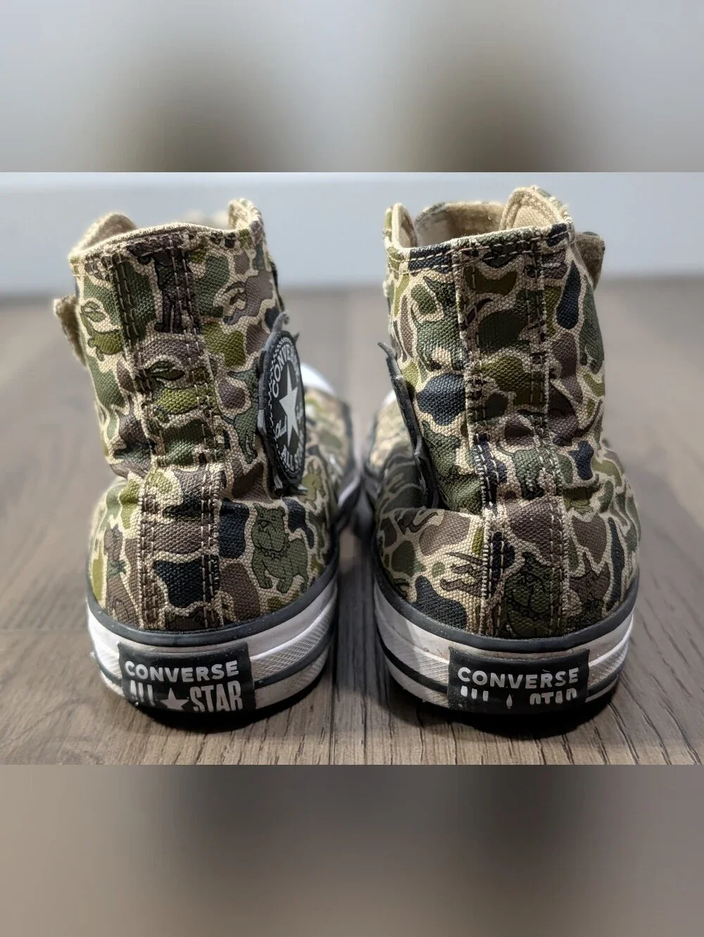 Converse Kids Chuck Taylor All Star Dog Print Duck Camo High Tops
